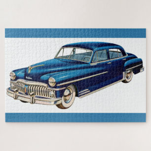 1950 blue DeSoto Jigsaw Puzzle