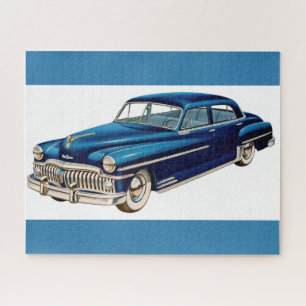 1950 blue DeSoto Jigsaw Puzzle