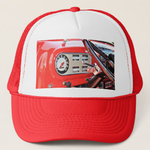 1950 Classic Pickup Truck Dashboard Trucker Hat