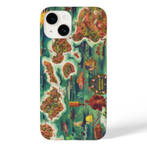 1950 Dole Map of Hawaii Joseph Feher Oil Paint