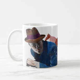 1950 gritty detective action coffee mug
