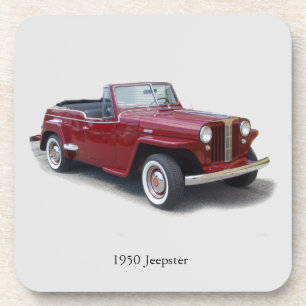 1950 Jeepster set of 6 coasters