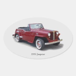 1950 Jeepster sticker