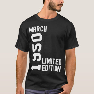 1950 March Happy Birthday Party T-Shirt
