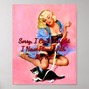 1950’s Denise Purrty by Gil Elvgren Poster