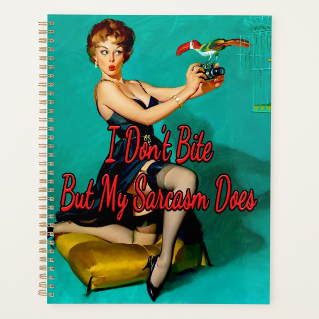  1950’s Ruffled Feathers by Gil Elvgren  Planner (Front)