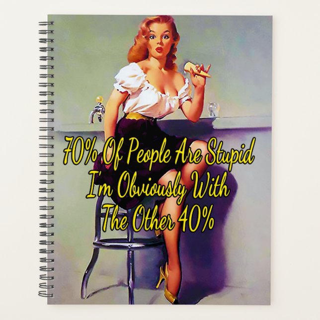 1950’s Spilled Ice Cream by Gil Elvgren  Planner (Front)