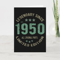 1950 Vintage Birthday