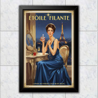 1950 Vintage Étoile Filante Perfume Advertising