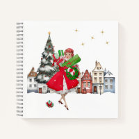 1950 Vintage Lady Christmas Shopping for Gifts