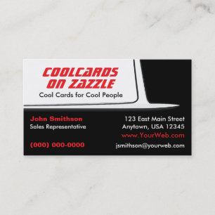 1950s 2-Tone Classic Car Inspired Business Card