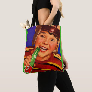 1950s ‘77 soda ad print tote bag