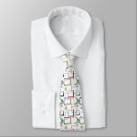 1950s Atomic Starburst Boomerang Squares MCM Tie<br><div class="desc">Add a pop of colour to your suit with this funky retro neck tie. The mid century pattern features abstract squares,  starbursts,  and a boomerang in the colours of red,  green,  blue,  yellow,  and black. This will liven up your work day!</div>