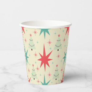 1950s Christmas Retro Paper cup