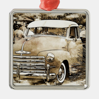 1950's Classic Chevy Chevrolet Truck Metal Tree Decoration