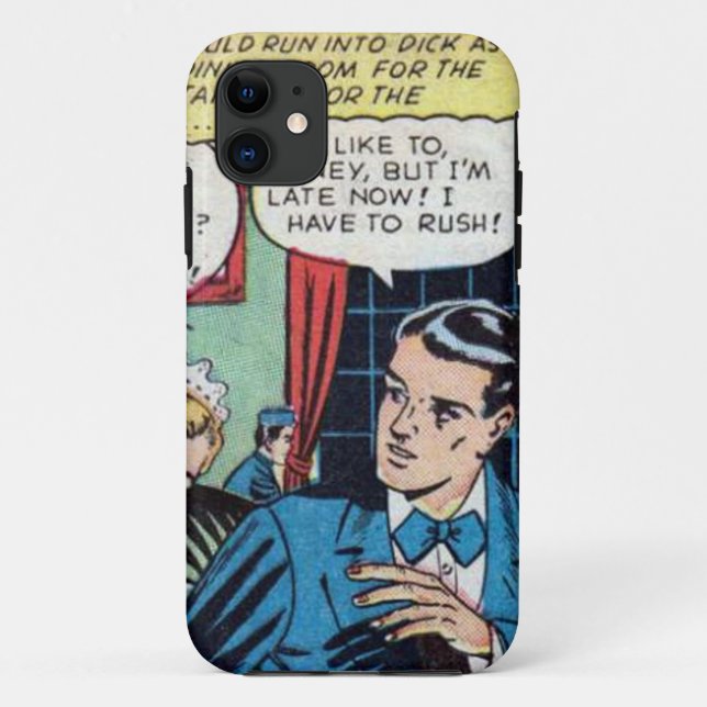 1950s Classic Romantic Comic Case-Mate iPhone Case (Back)