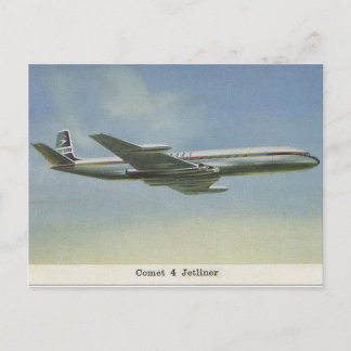 1950s Comet Jetliner Postcard
