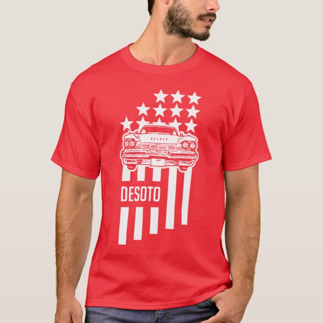 1950s DeSoto Stars & Stripes T-Shirt (Front)