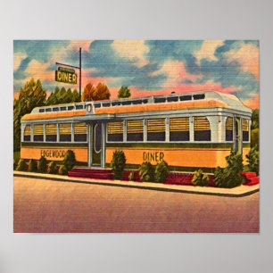 1950's Diner Poster
