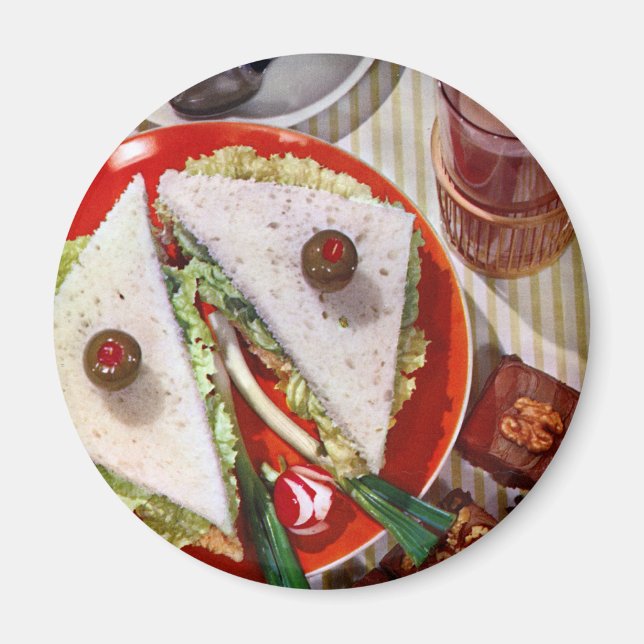 1950's eyeball sandwich magnet (Front)
