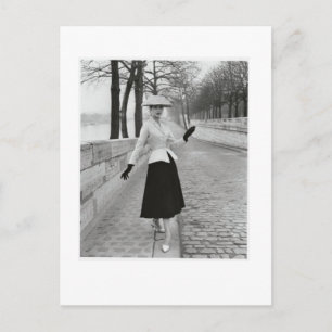 1950s fashion postcard