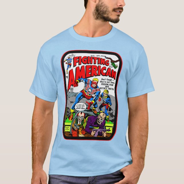 1950's 'Fighting American' T-Shirt  (Front)