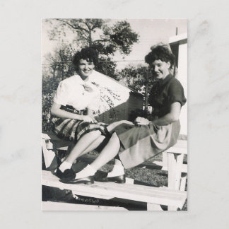 1950'S GIRLS #14 POSTCARD