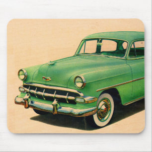 1950s green Chevy Mouse Pad