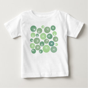1950s Green Pinwheels Baby T-Shirt