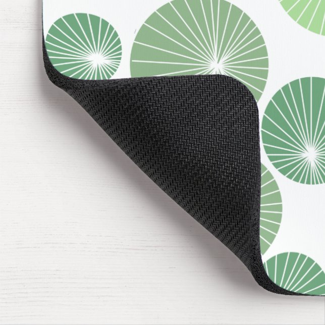 1950s Green Pinwheels  Mouse Pad (Corner)