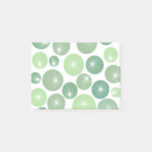 1950s Green Pinwheels Post-it Notes