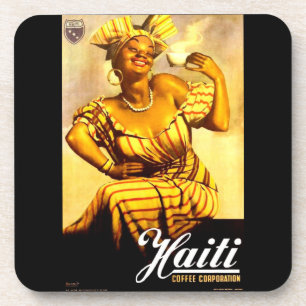 1950s Haiti Coffee Corporation ad Coaster