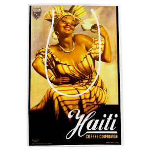 1950s Haiti Coffee Corporation ad Medium Gift Bag