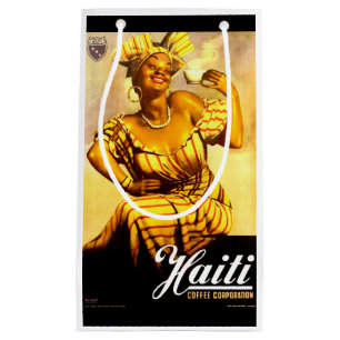 1950s Haiti Coffee Corporation ad Small Gift Bag