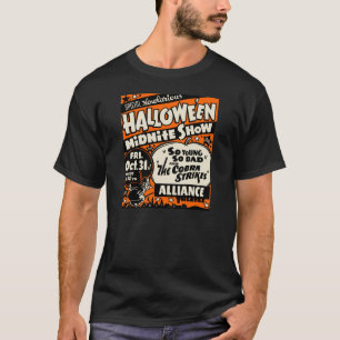 1950s Halloween Spook Show Poster T-Shirt