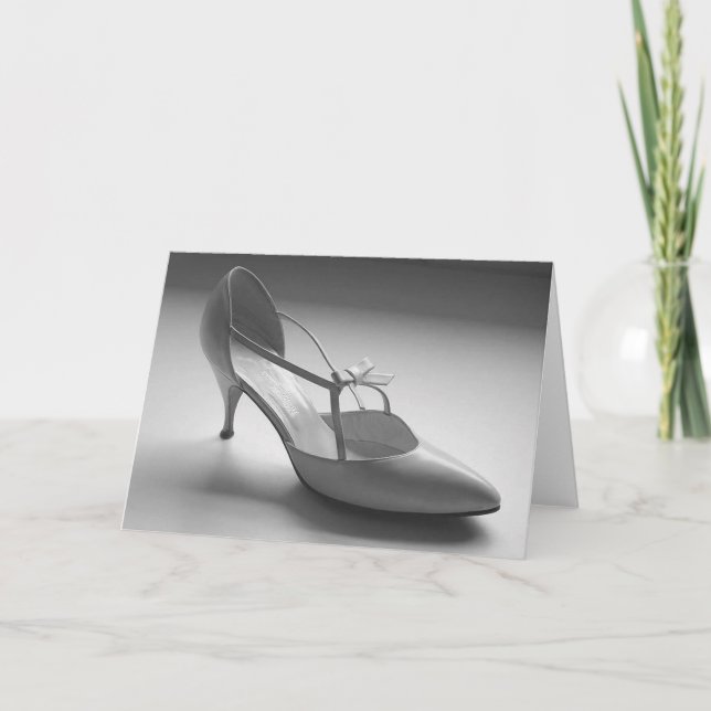 1950's Herbert Levine Heels Greeting or Note Card (Front)