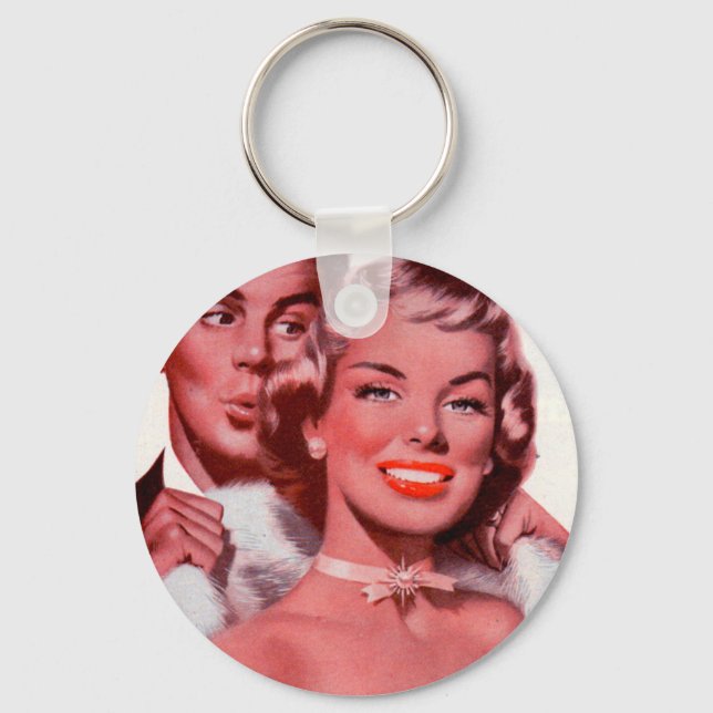 1950s hottest prom date key ring (Front)