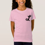 1950s Monogrammed Shirt<br><div class="desc">Back in the 50s we wore monogrammed sweaters and shirts. Think Laverne and Shirley! These days we are more casual and what could be better than a monogrammed t-shirt to show your love of the 50s? Get yourself a polka dot scarf to tie around your neck and look for my...</div>