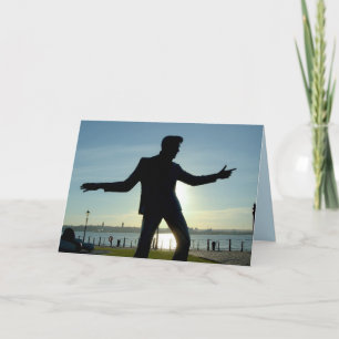 1950'S MUSIC ROCKIN' ROLLER BIRTHDAY CARD