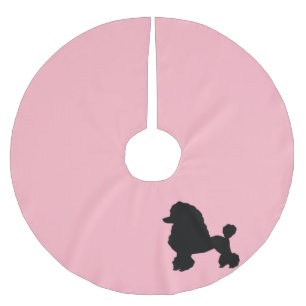 1950s Pink Poodle Skirt Christmas Tree Skirt