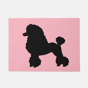 1950's Pink Poodle Skirt Inspired Door Mat
