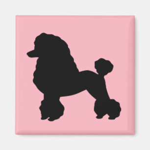 1950's Pink Poodle Skirt Inspired Magnet