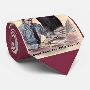 1950s Reliance shirts ad print Tie