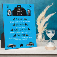 1950s Retro Diner Wedding Menu