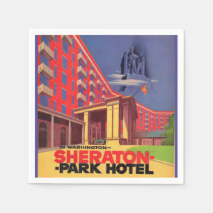 1950s Sheraton Park Hotel - Washington, DC ad Napkin