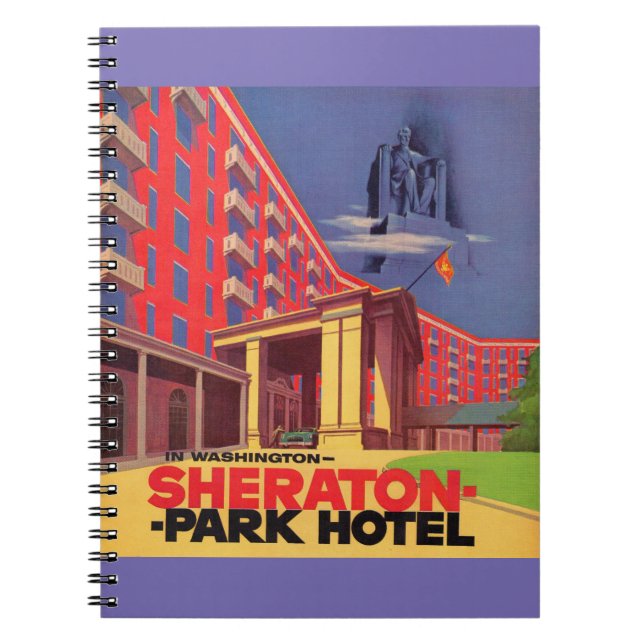 1950s Sheraton Park Hotel - Washington, DC ad Notebook (Front)