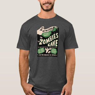 1950s Spook Show Poster Art - Zombies T-Shirt