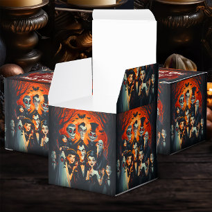1950s Style Cartoon Costume Party Halloween Favour Box