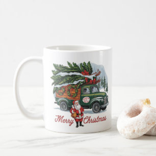 1950s-style Classic truck Christmas Coffee Mug