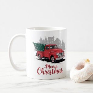 1950s-style Classic truck Christmas Coffee Mug